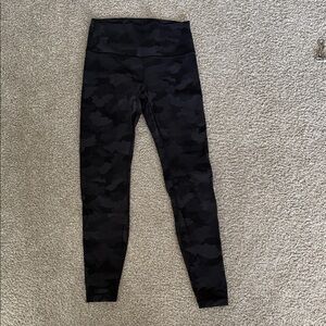 lululemon athletica Black Camo Leggings - Wander Under